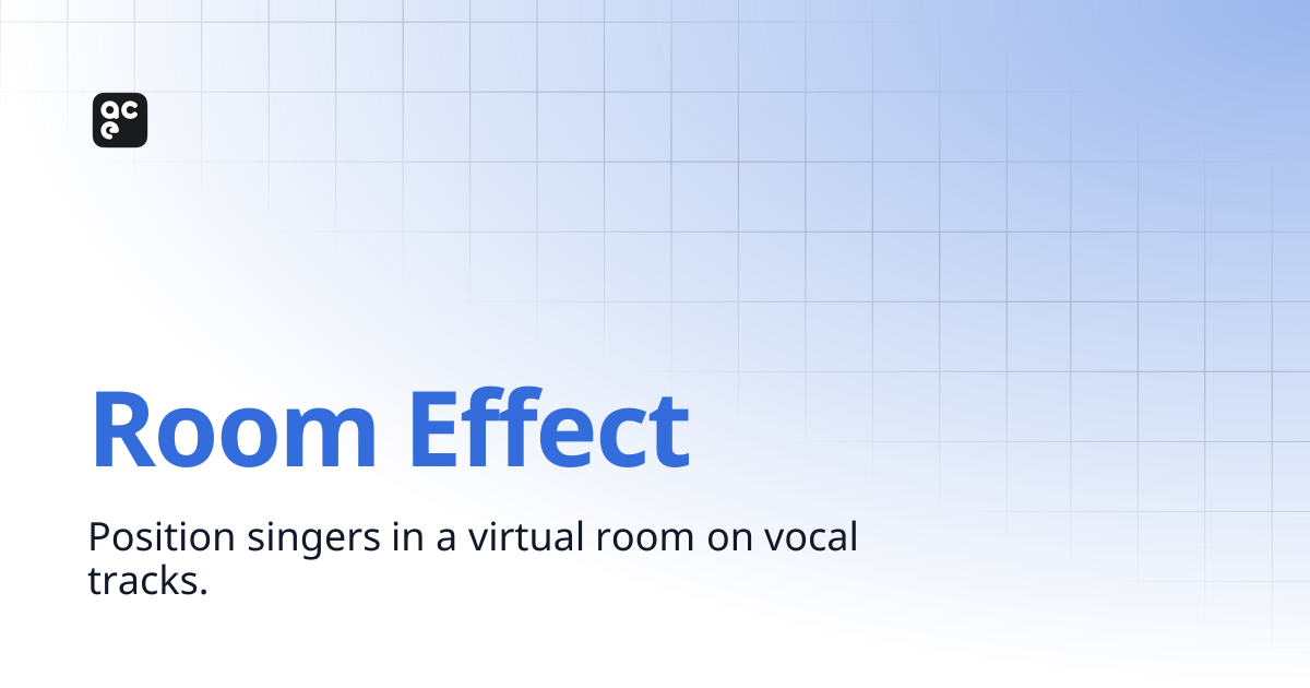 Room Effect | ACE Studio Docs